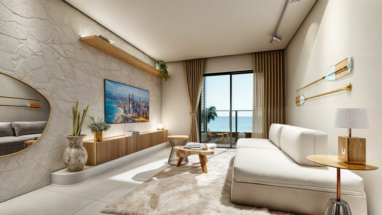 Living Room With Unrestricted Ocean Views