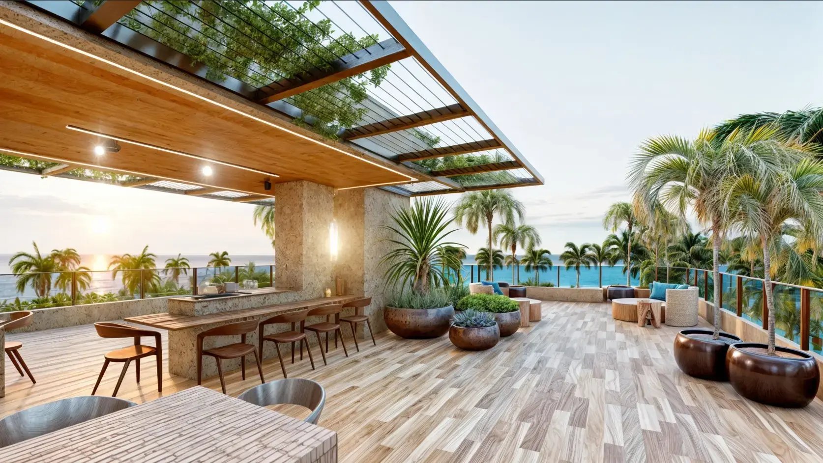 Rooftop Leisure Area Outside